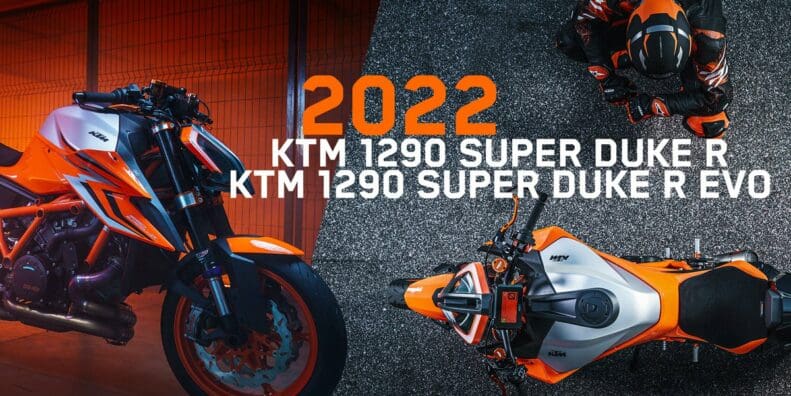 A view of the all-new 2022 KTM Super Duke R and Super Duke R EVO