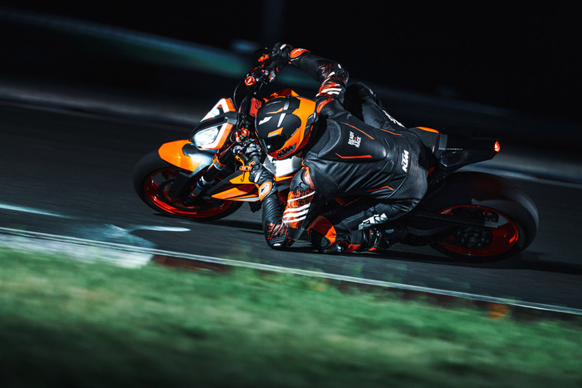 A view of the all-new 2022 KTM Super Duke R EVO