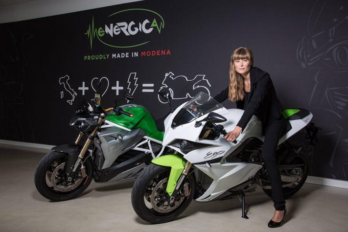 Livia Cevolini, CEO of Energica Motorcycles