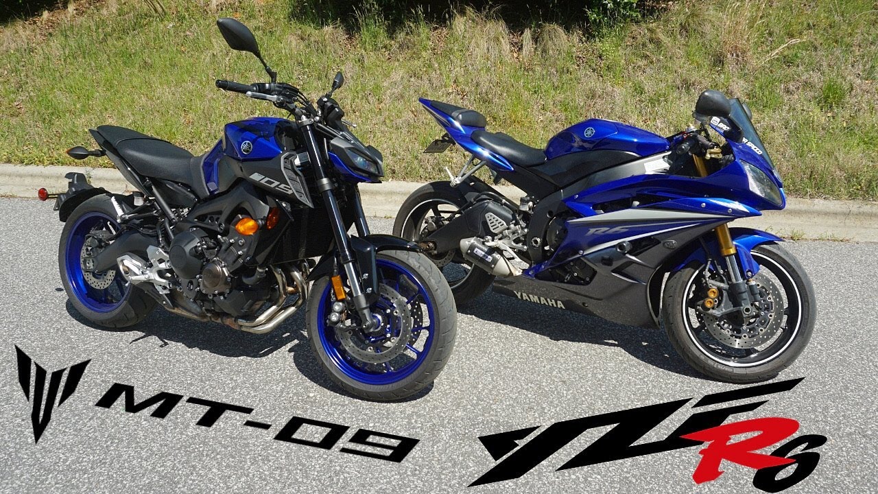 MT-09 vs R6