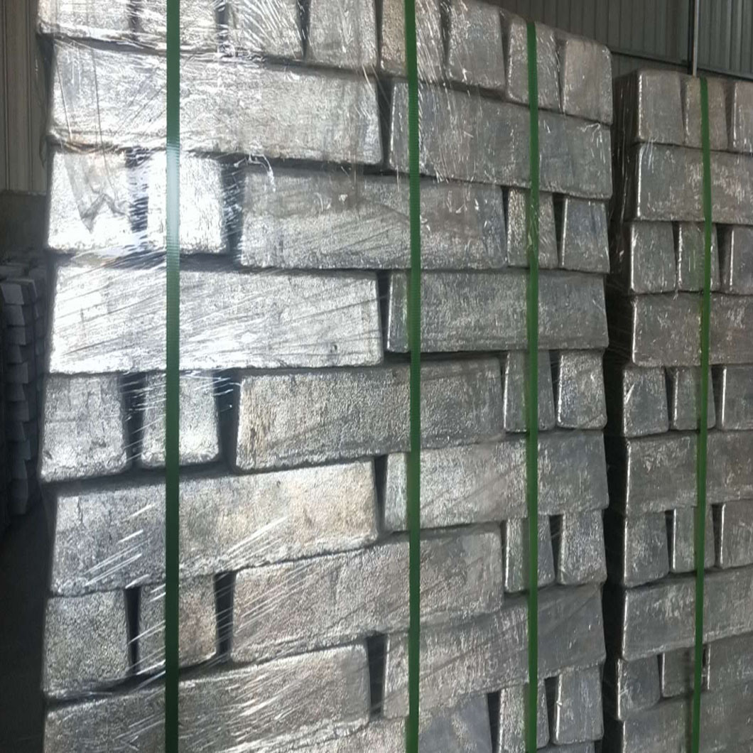 A factory view of magnesium alloy ingots