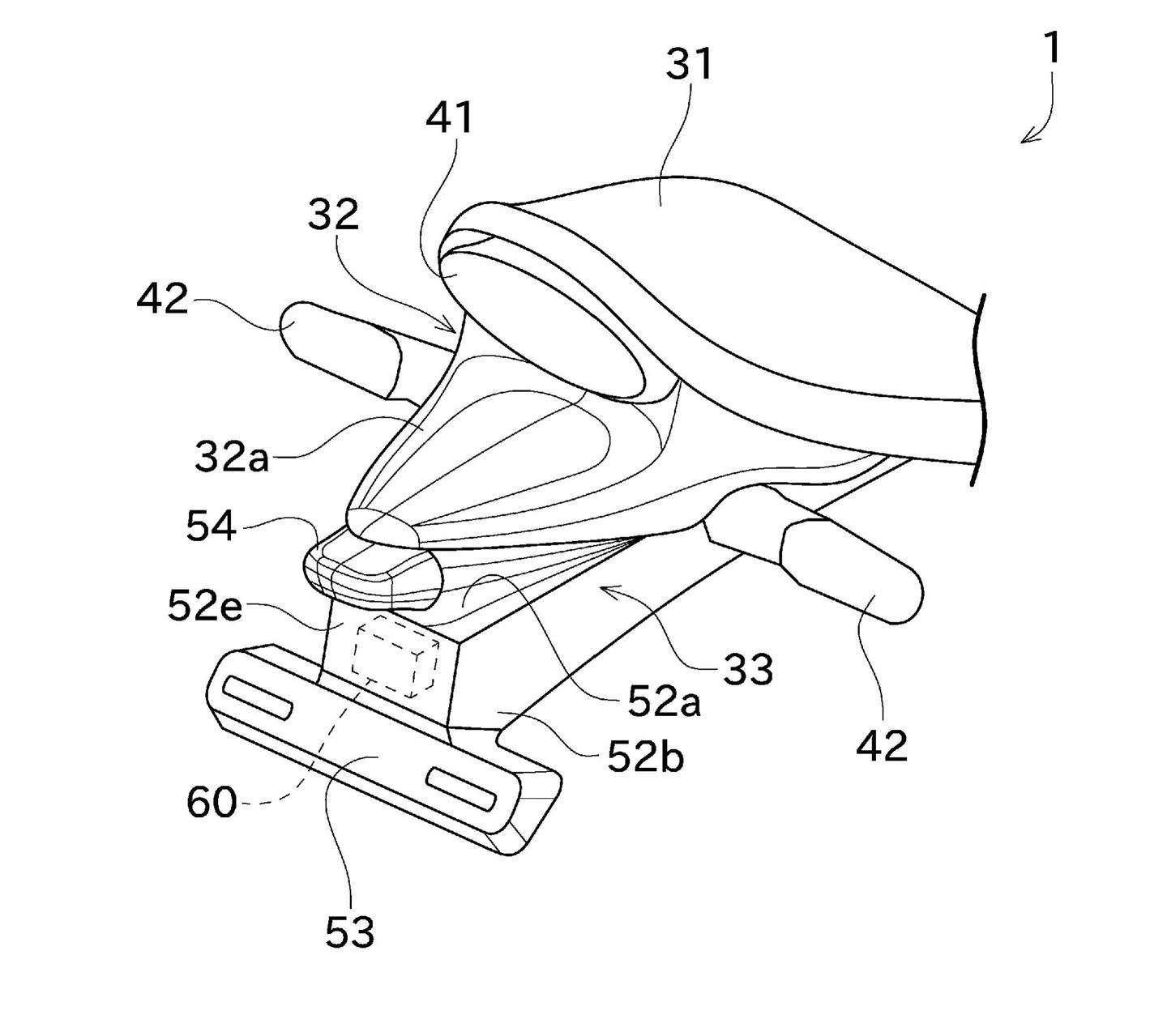 A view of the new patent from Kawasaki and Bosch regarding the embedded radar system that will now have front and rear facing cameras for blind spot detection