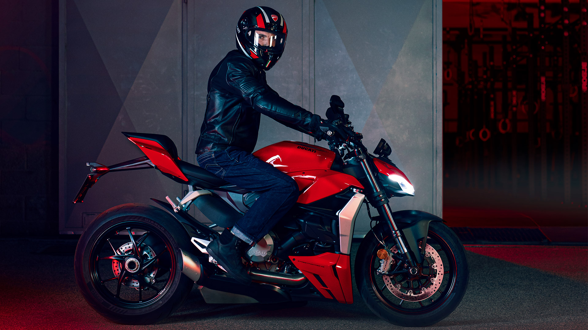 A view of the all-new 2022 Ducati Streetfighter V2, available in Ducati dealerships as of December