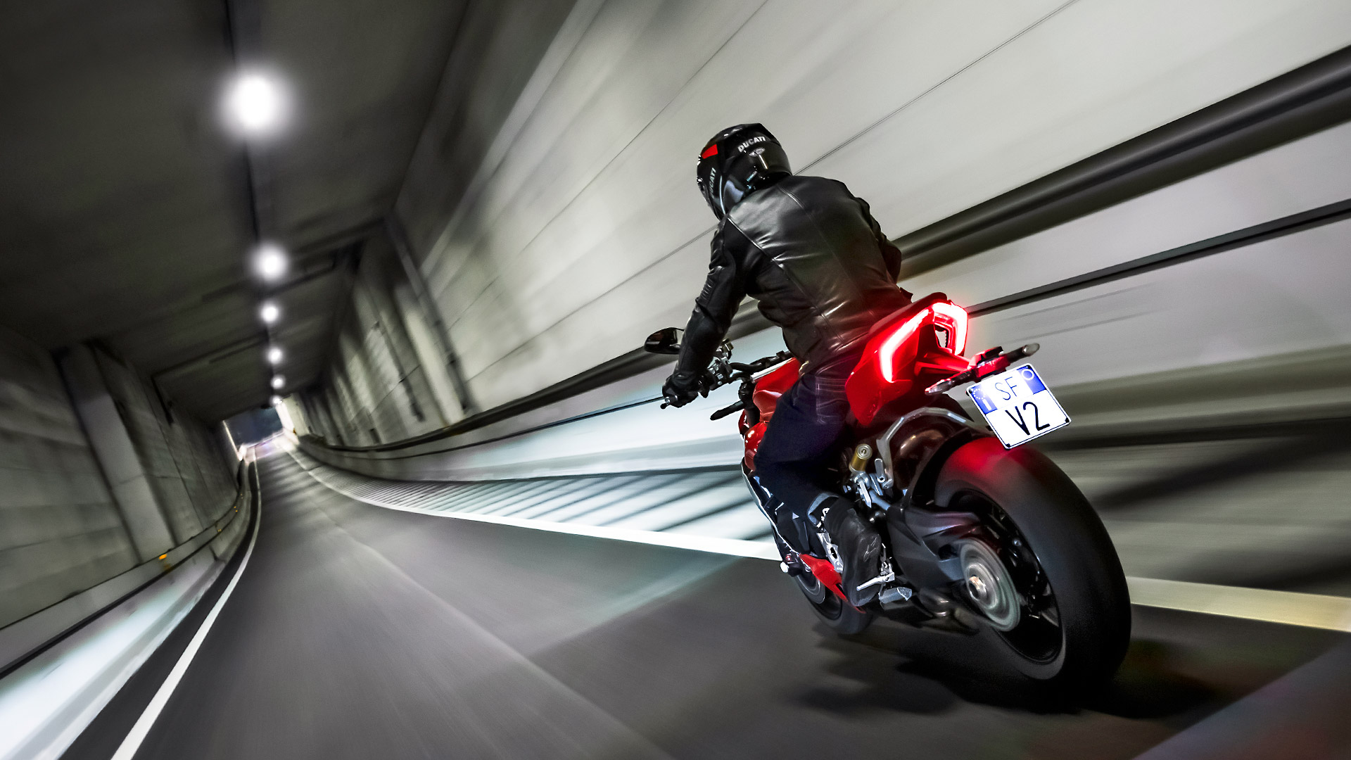 A view of the all-new 2022 Ducati Streetfighter V2, available in Ducati dealerships as of December