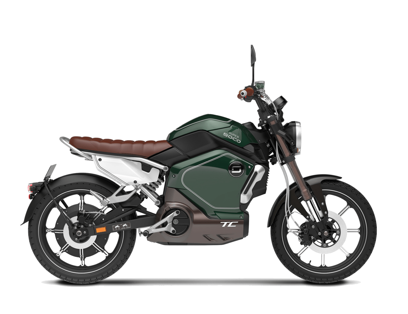 A super Soco TC electric motorcycle
