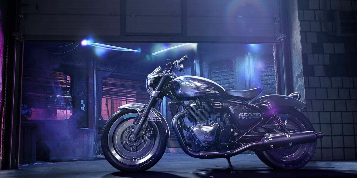 Royal Enfield's new Bobber: The SG650 Concept, just revealed at this year's EICMA Awards.