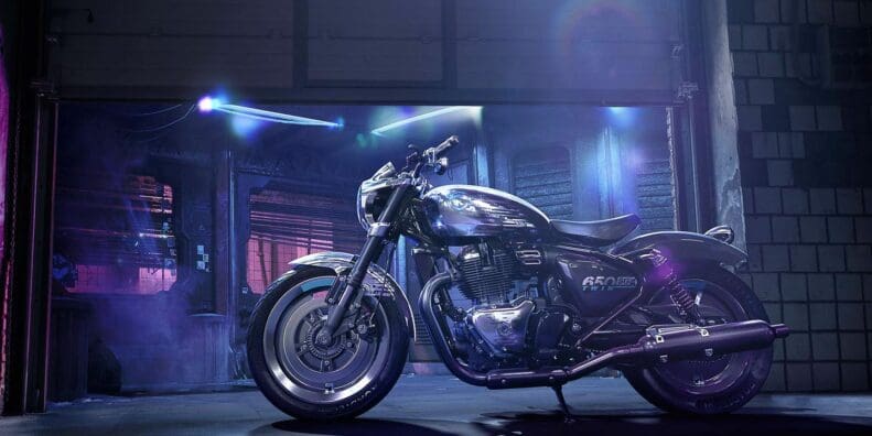 Royal Enfield's new Bobber: The SG650 Concept, just revealed at this year's EICMA Awards.