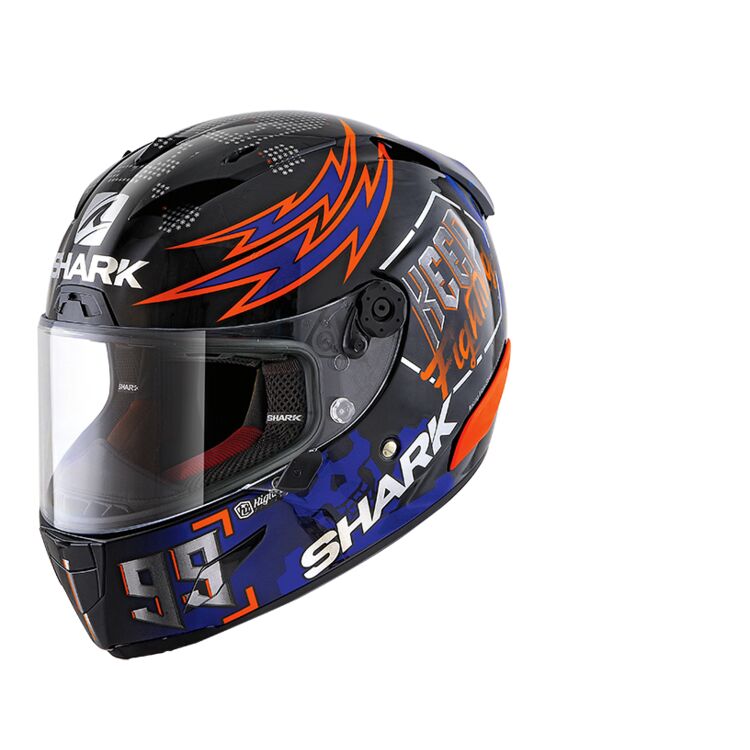 Shark Race-R Pro Lorenzo Catalunya Helmet on white background