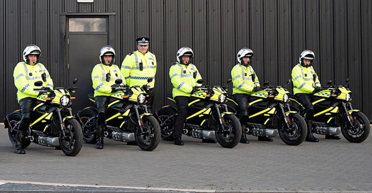 UK Police Use Harley Davidson's 