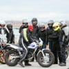 A view of riders enjoying a motorcycle riding and safety course