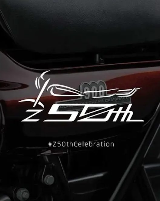 A view of the Z50th anniversary Kawasaki will be celebrating with the addition of a new bike for EICMA