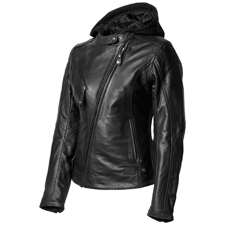 Roland Sands Mia Leather Jacket on white background