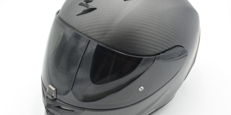 Scorpion EXO-R1 Air Carbon Helmet on white background