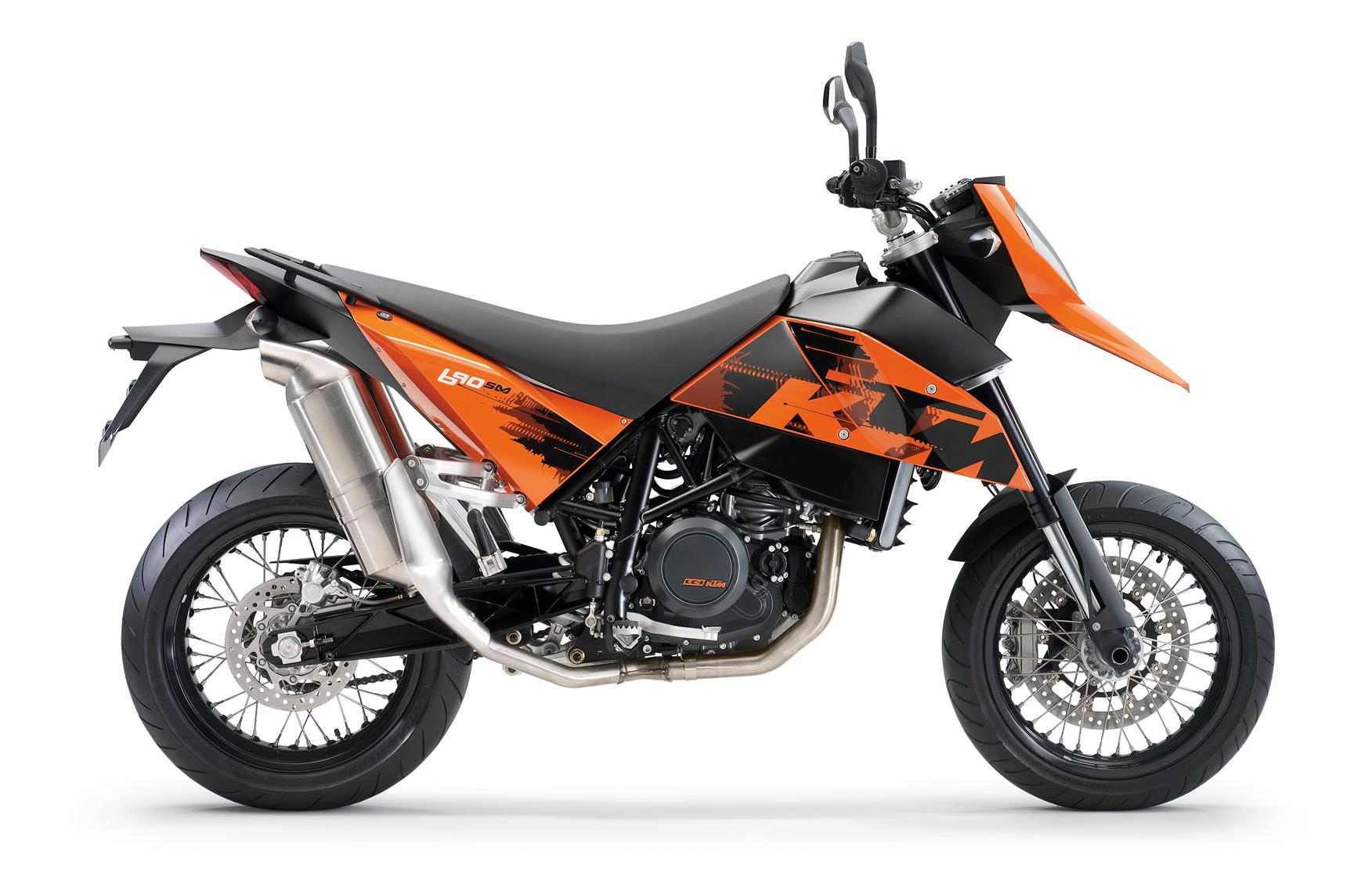 A 2007 KTM LC4 690 motorcycle