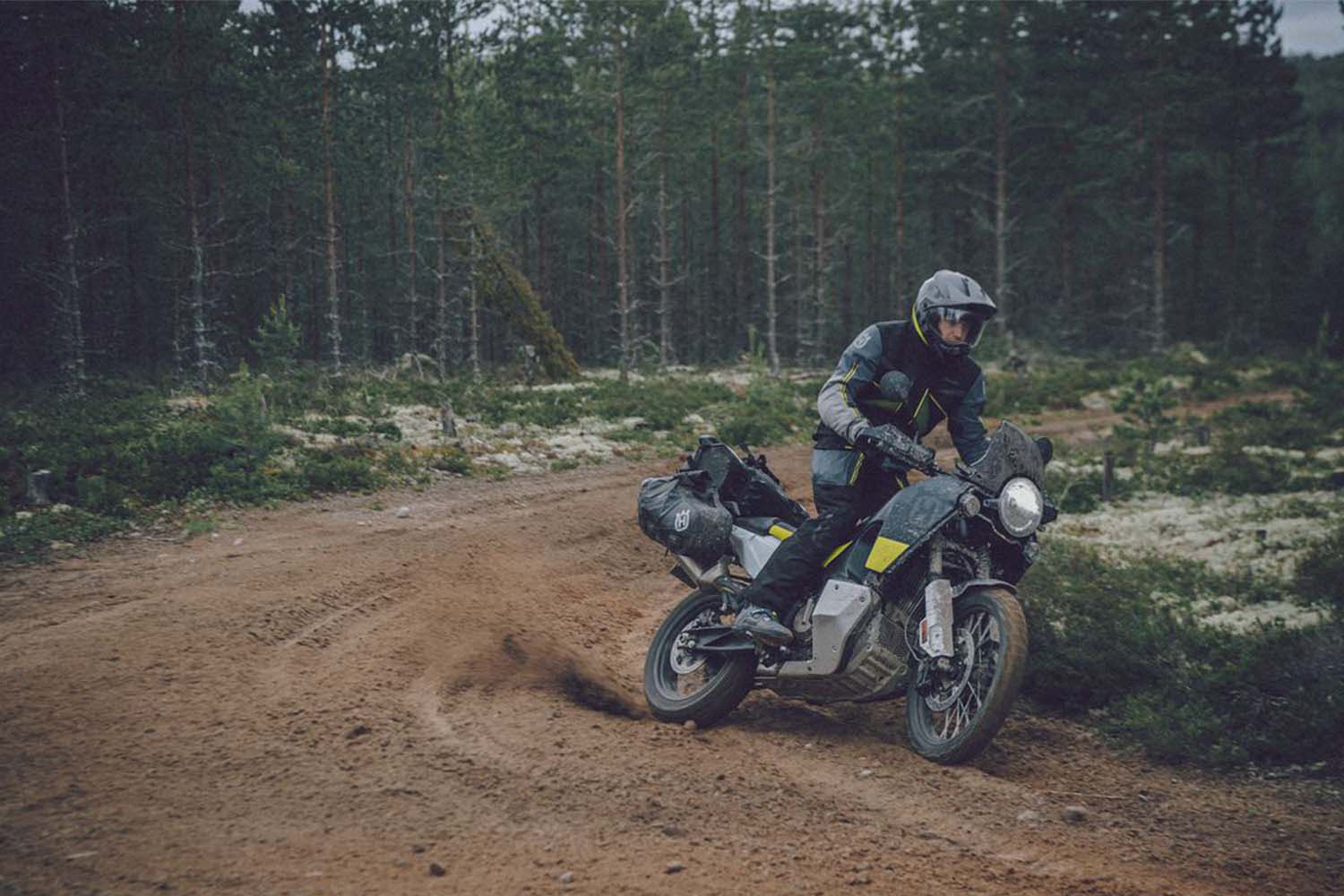 A view of a rider enjoying the all-new 2022 Husqvarna Norden 901, available as of today