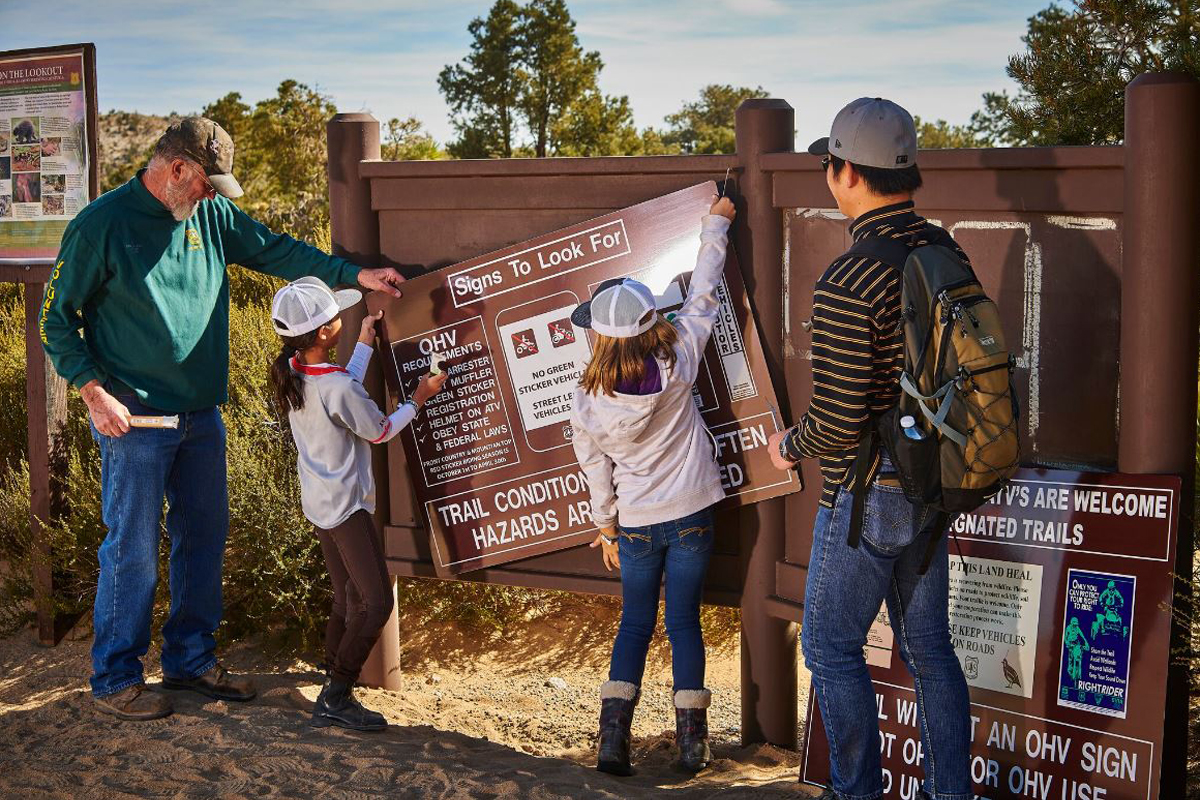 A view of the Yamaha Land Access Program via the Outdoors Initiative, where funding goes into trails created for recreational use