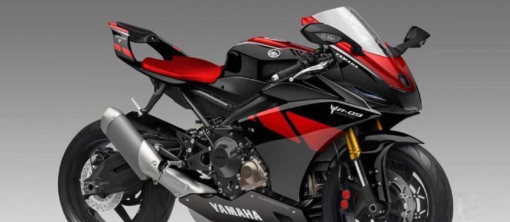 A side view of fan-based art on what a Yamaha YZF-R9 could look like