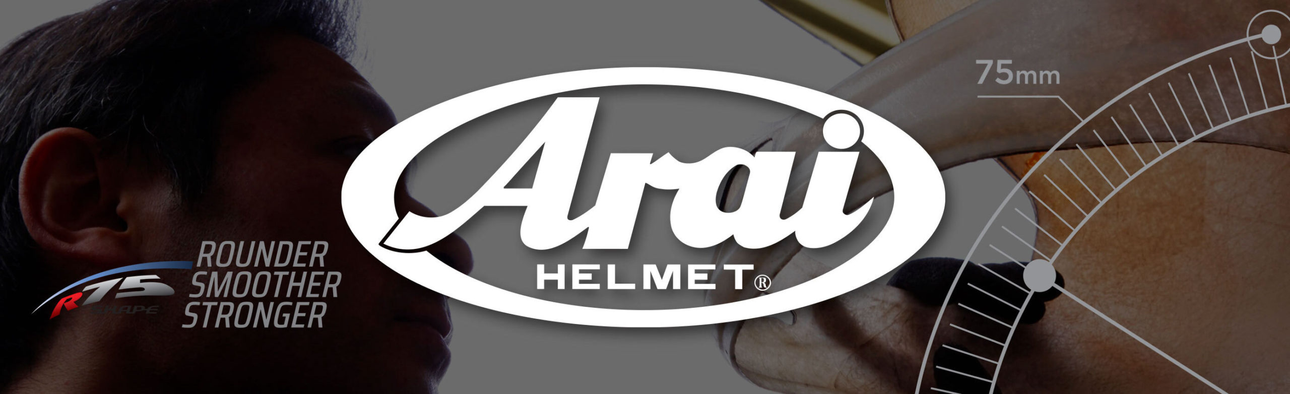 A view of Arai's website logo and newsletter logo