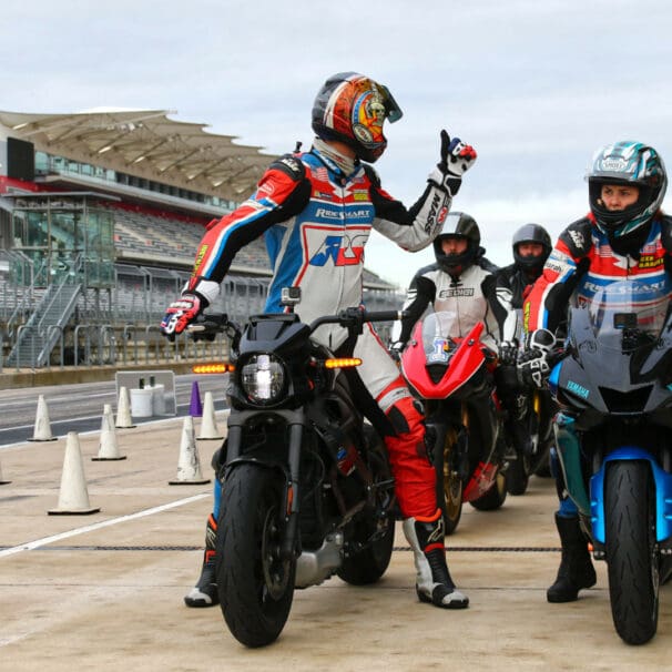 A view of the RideSmart Motorcycle School