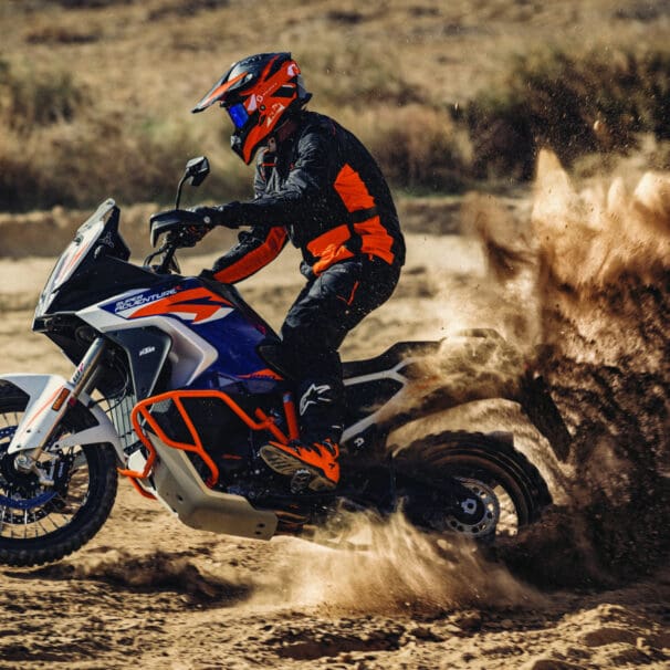 A view of the all-new KTM 1290 Super Adventure R, soon to be available in the US
