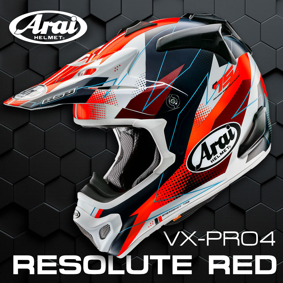 A view of the new colorways available with Arai's VX-PRO4