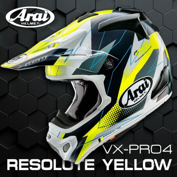 A view of the new colorways available with Arai's VX-PRO4