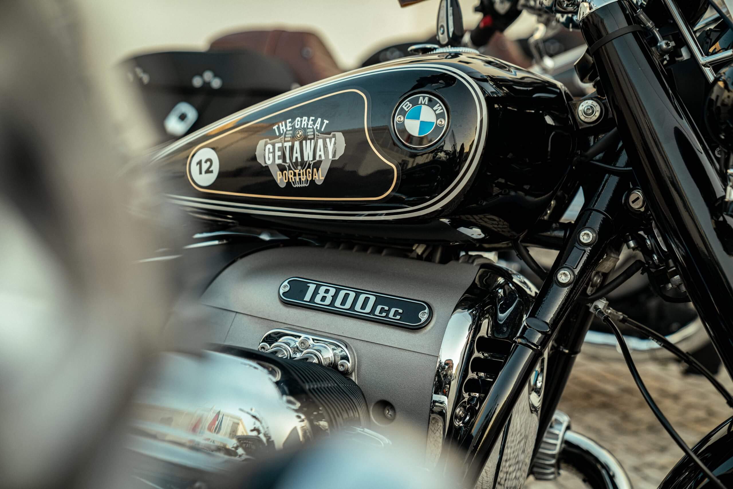 A view of the scenery and people on BMW Motorrad's "The Great Getaway" - an 8-day tour of motorcycle riding where everything is taken care of.