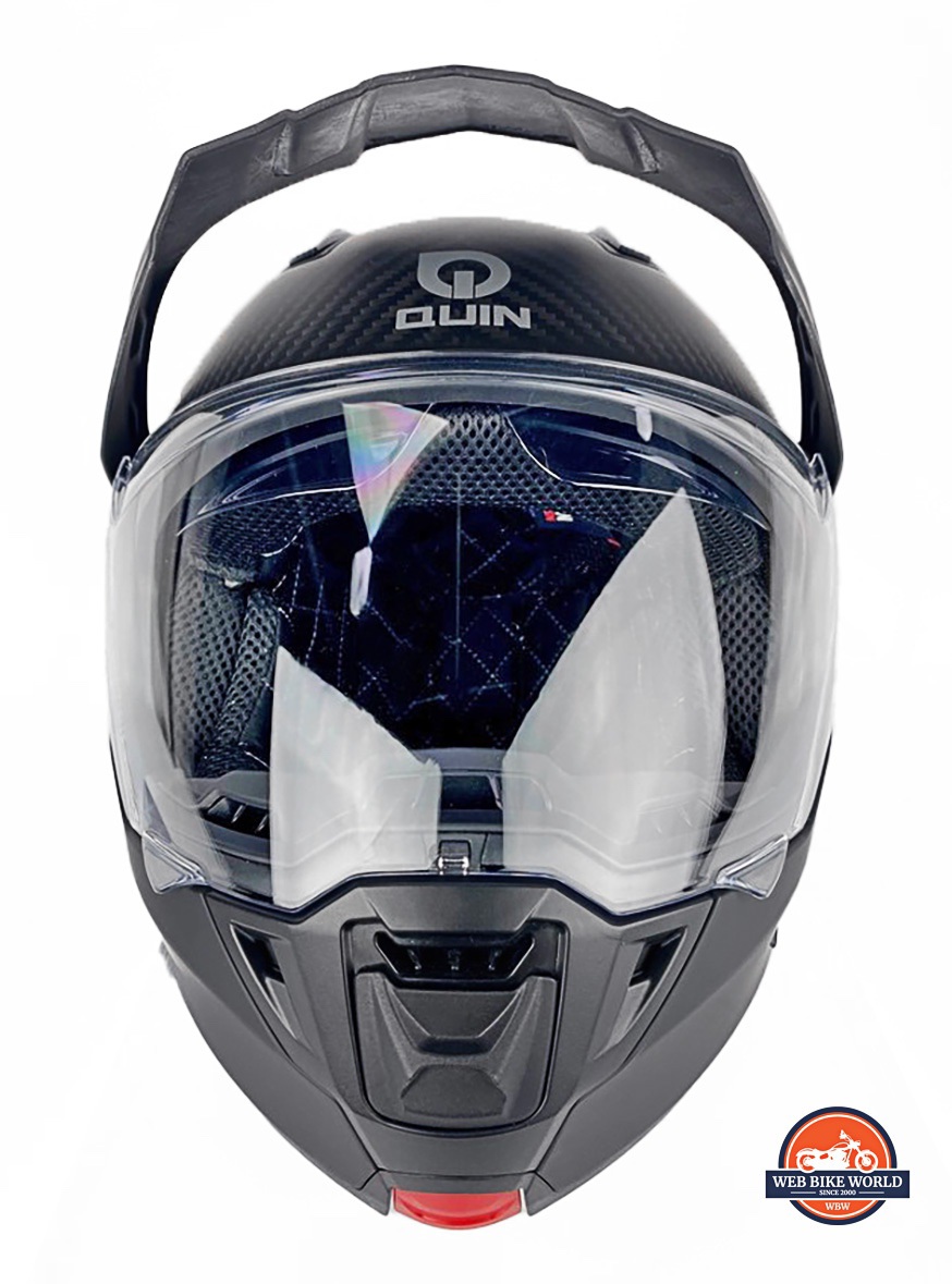 Front view of Quin Quest Smart Helmet
