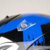 Top of Race-R Pro GP Spoiler Lorenzo Winter Test Edition Helmet