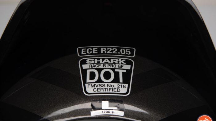 DOT certification for Race-R Pro GP Spoiler Lorenzo Winter Test Edition Helmet DOT certification for Race-R Pro GP Spoiler Lorenzo Winter Test Edition Helmet
