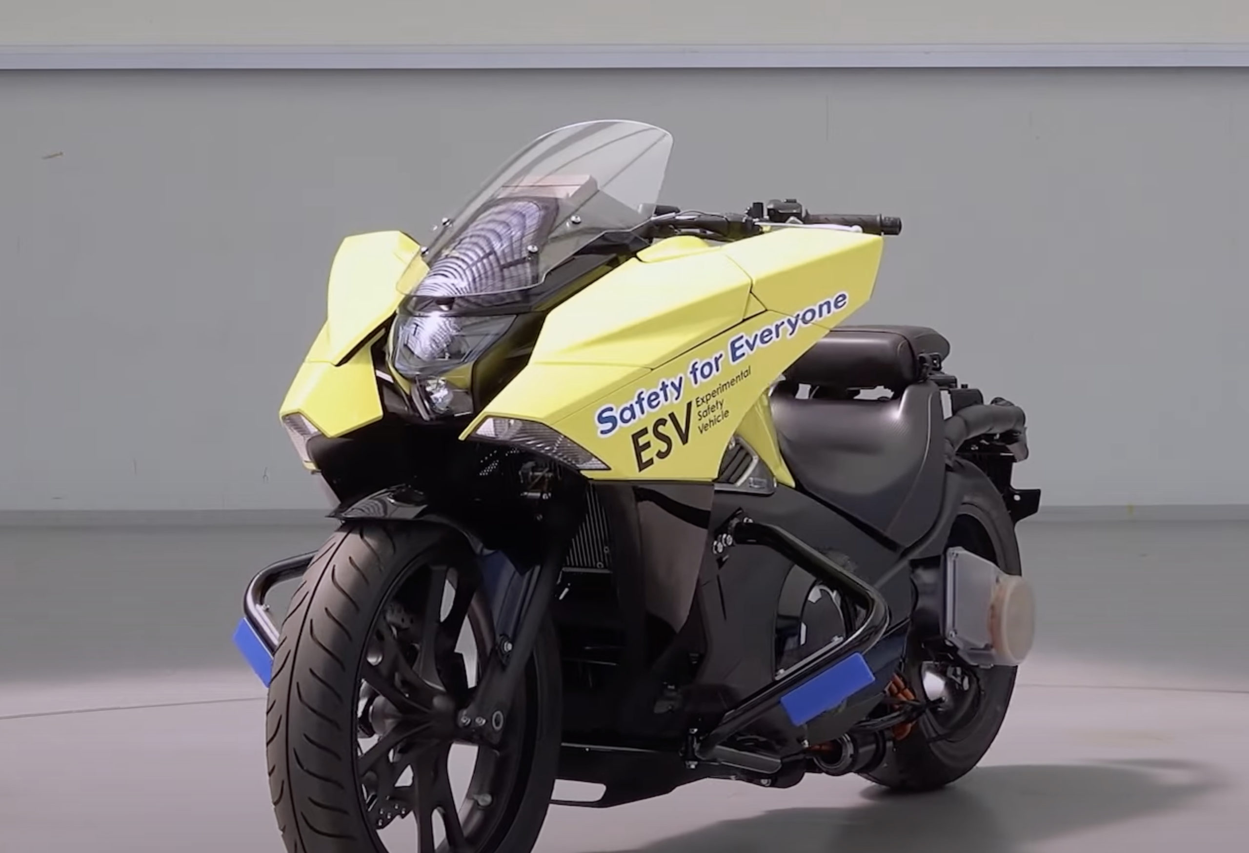 A view of the Experimental Safety Vehicle that Honda used in their recent World premiere of safety technologies to promote the company's progressive projects in regards to rider safety.