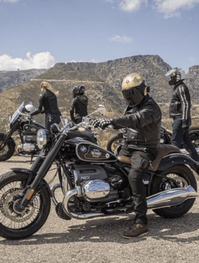 A view of the scenery and people on BMW Motorrad's "The Great Getaway" - an 8-day tour of motorcycle riding where everything is taken care of.
