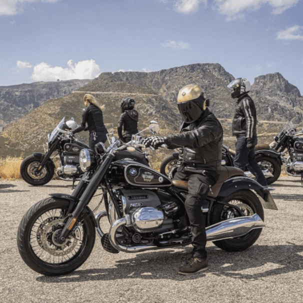 A view of the scenery and people on BMW Motorrad's "The Great Getaway" - an 8-day tour of motorcycle riding where everything is taken care of.