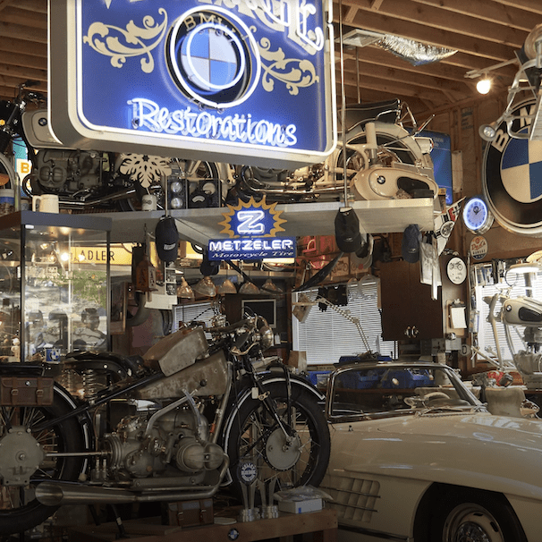 A view of the world's greatest BMW Private motorcycle collection