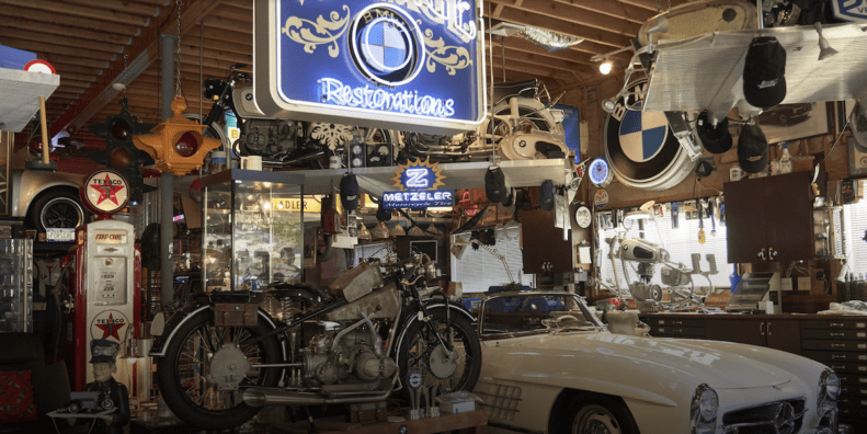 A view of the world's greatest BMW Private motorcycle collection