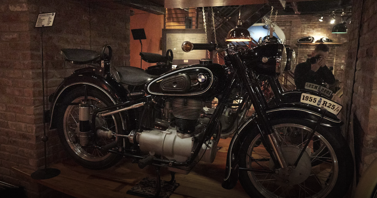 A view of the world's greatest BMW Private motorcycle collection