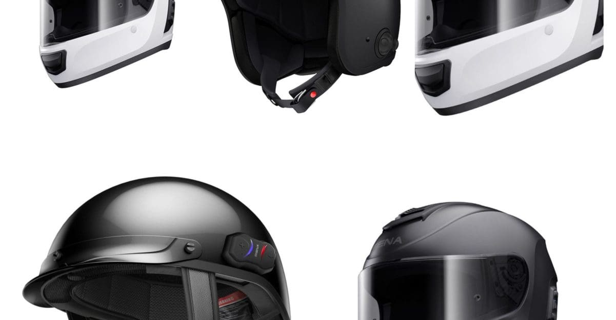 Select Sena Motorcycle Helmets Over 50 