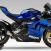 A view of the "Superleggera SVJ" - a pilot project from Ducati Newport Beach that takes inspiration from the Lamborghini Aventador SVJ