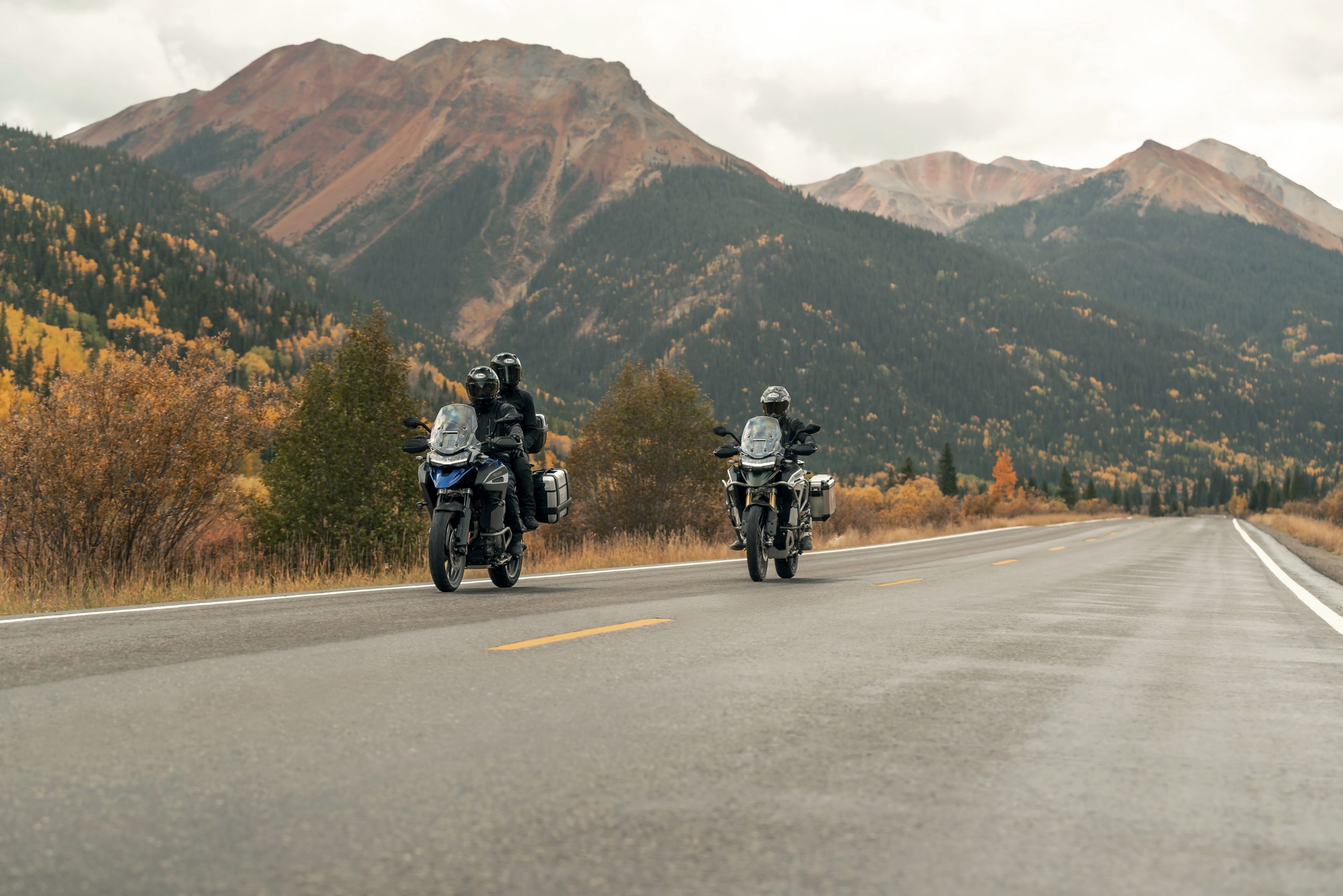 The Triumph Tiger line, complete with the GT, GT Explorer, Rally, Rally Explorer, and GT Pro