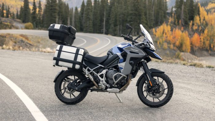 A view of the all-new Triumph Tiger 1200 range, now available from select dealerships. Including the GT, GT Pro, GT Explorer, Rally Pro and Rally Explorer A view of the all-new Triumph Tiger 1200 range, now available from select dealerships. Including the GT, GT Pro, GT Explorer, Rally Pro and Rally Explorer