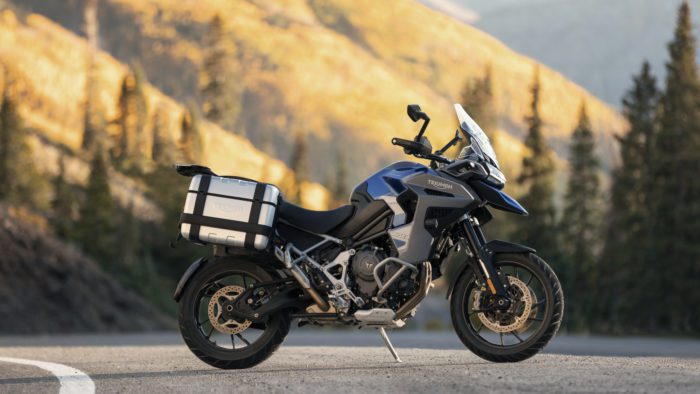 A view of the all-new Triumph Tiger 1200 range, now available from select dealerships. Including the GT, GT Pro, GT Explorer, Rally Pro and Rally Explorer A view of the all-new Triumph Tiger 1200 range, now available from select dealerships. Including the GT, GT Pro, GT Explorer, Rally Pro and Rally Explorer