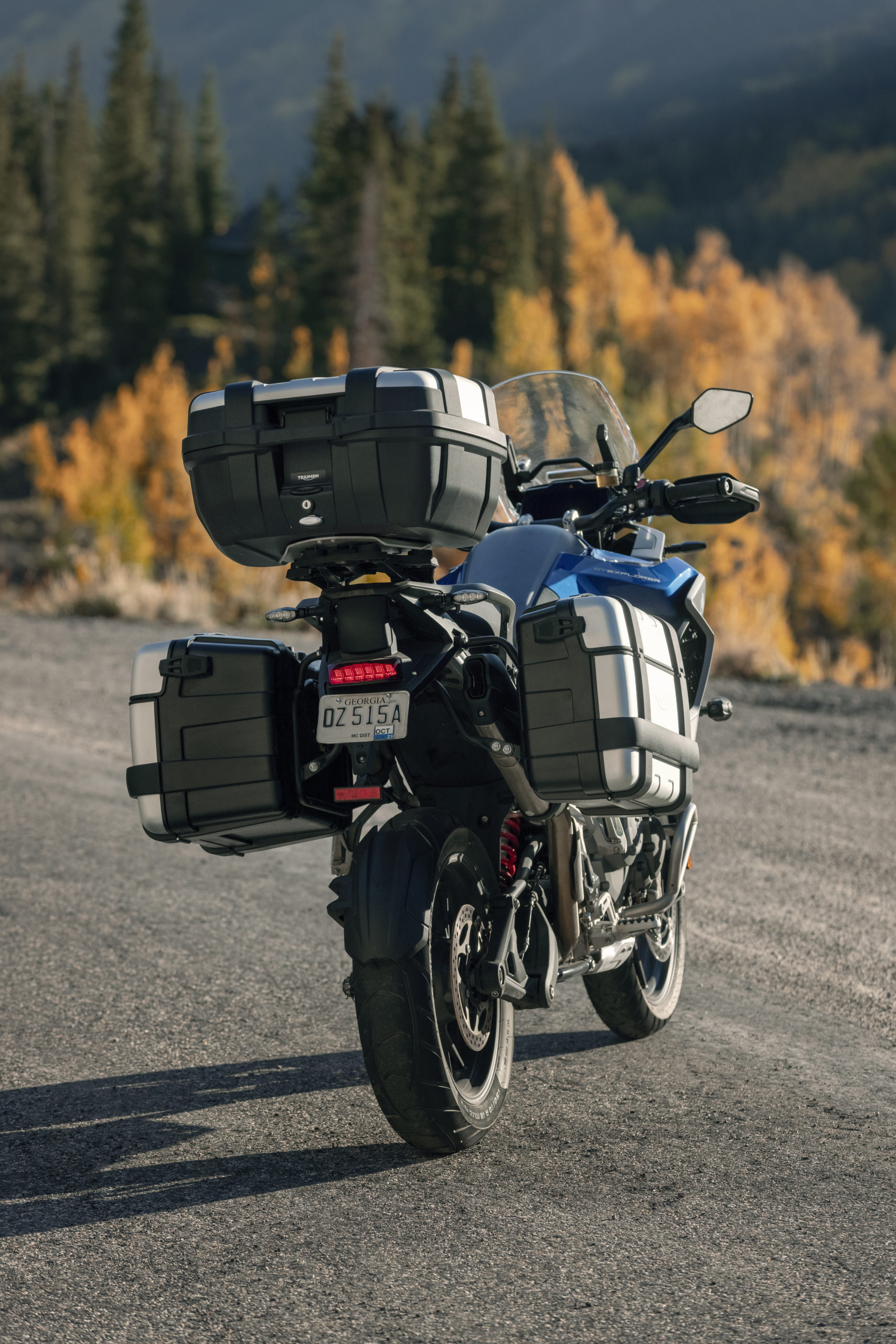 A view of the all-new Triumph Tiger 1200 range, now available from select dealerships. Including the GT, GT Pro, GT Explorer, Rally Pro and Rally Explorer