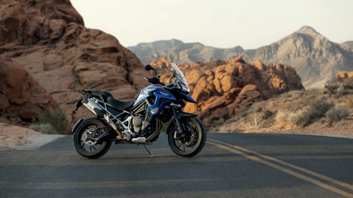 A view of the all-new Triumph Tiger 1200 range, now available from select dealerships. Including the GT, GT Pro, GT Explorer, Rally Pro and Rally Explorer