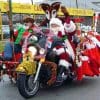 A view of the Toys For Tots Motorcycle Parade, also known as the World's largest motorcycle parade - and everything goes to charity.