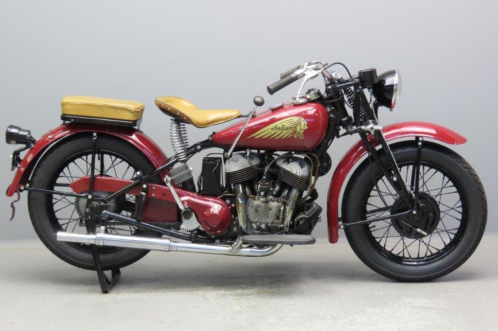 a side view of a 1943 Indian Military 741