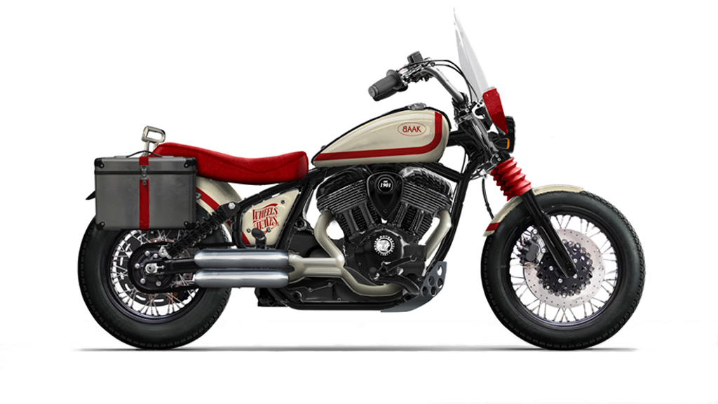 Baak's addition to the Indian Motorcycle X Wheels & Waves Indian Chief Design Competition