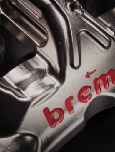 A view of a brake from Brembo