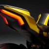 A view of the new Damon HyperFighter Colossus - complete with the black decals and bumblebee-yellow aesthetic