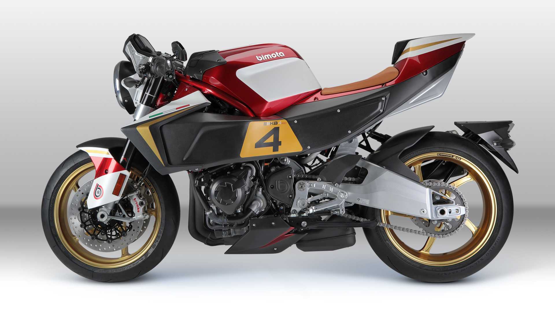 A side view of Bimota's roadster