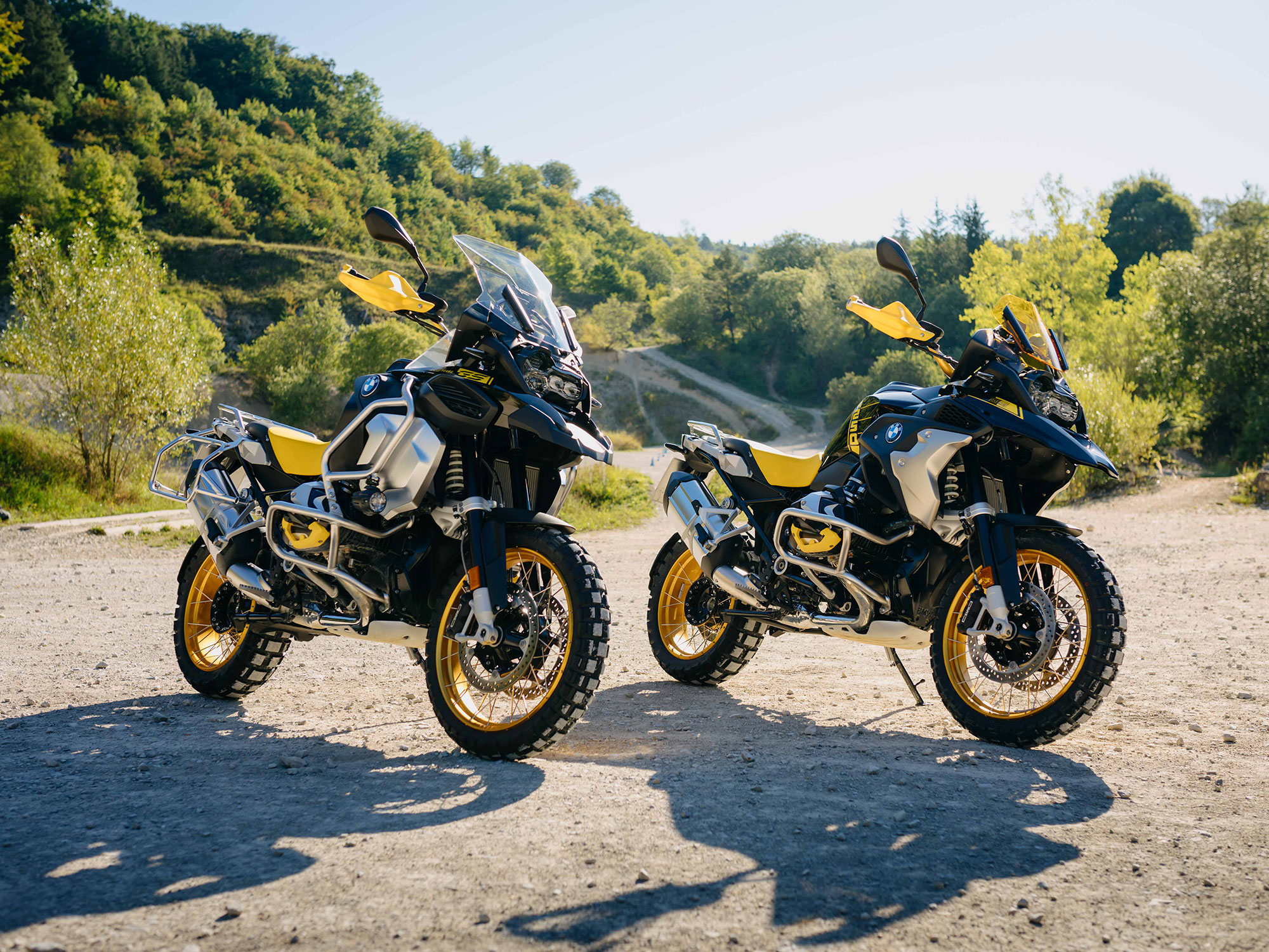 A view of the BMW R 1250 GS Adventure bike